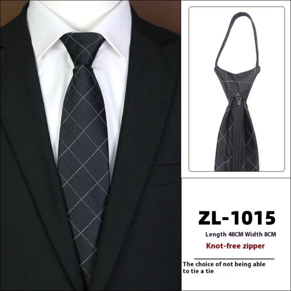 Men's Formal Wear Business Zipper Tie-free - Image 4