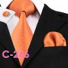 Solid Silk Mens Ties Neck Tie Set For Men Suits Tie Handker - Image 4