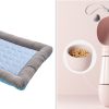 Pet Cooling Pad Bed For Dogs Cats Puppy Kitten Cool Mat Pet Blanket Ice Silk Material Soft For Summer Sleeping  Blue Breathable - Image 5