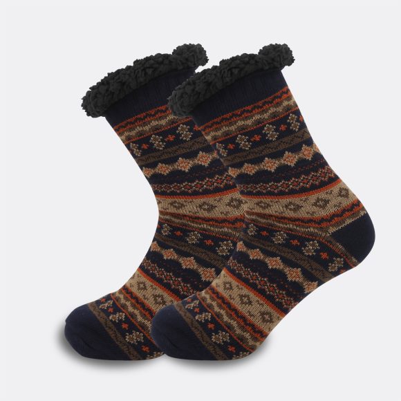 Ethnic Style Men's Thickened Warm Non-slip Room Socks - Image 7