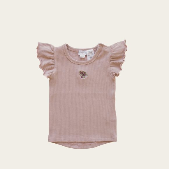 Rose Grey Embroidered Knitting Baby Kids Clothing - Image 6