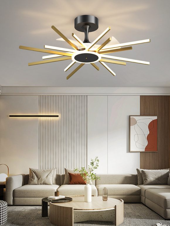 Nordic Light Luxury Living Room Fan Lamp Simple New Style - Image 4