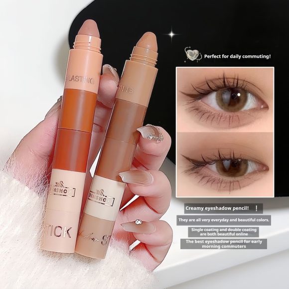 Five And Five Sections Lazy Eyeliner Pen Highlight Plain Face - Image 6