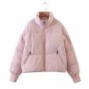 Women's Urban Leisure Versatile Stand Collar Puffer Jacket Coat - Image 7