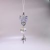 Beads Blue Clear Heart Ornaments - Image 4