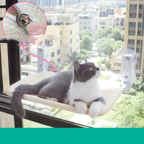 Cat Suction Cup Window Glass Hammock Pet Cat Pets Products - Image 3