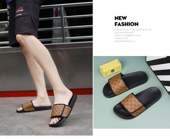Cross-border Slippers Summer Outdoor Wear Niche High-grade Velcro Non-slip Beach Flip-flops Men - Image 9