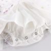 Summer Girls  Baby Hundred Days Clothes Hot Printing Mesh Cotton Triangle Romper - Image 2