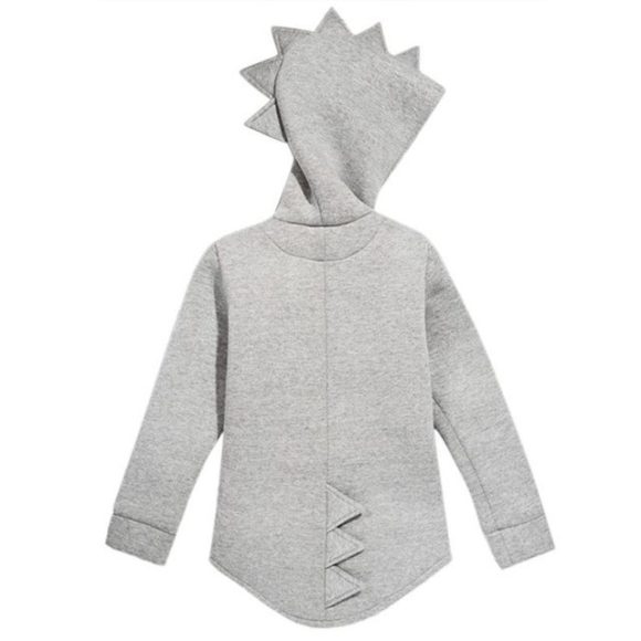 Boys Clothes Kids Baby Boy Jacket Dinosaur Hooded Coat - Image 3