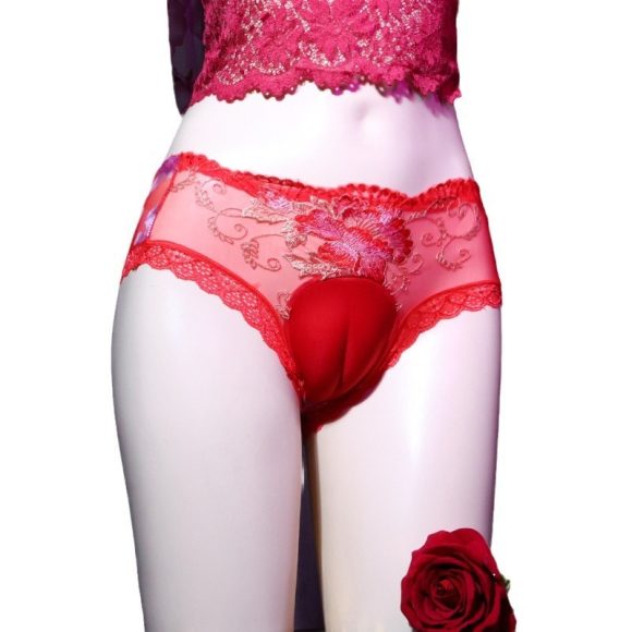 Men's 3D Three-dimensional Cup Sexy Transparent Mesh Panties - Image 7