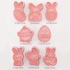 Easter Cookie Mold Cartoon Bunny Easter Egg Cookie Press - Image 10