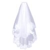 Black Veil Short Lace Headdress Spiritual Love Wedding Clothes Party Photo Veil Veil - Image 6