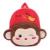 Lovable 1-2 year old boys and girls small books to prevent loss of cartoon Plush bag baby traction rope one piece - Image 2