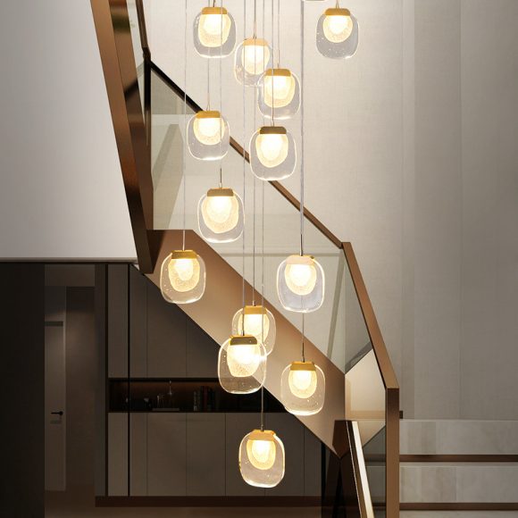 Restaurant Bar Art Crystal Glass Lamp - Image 5