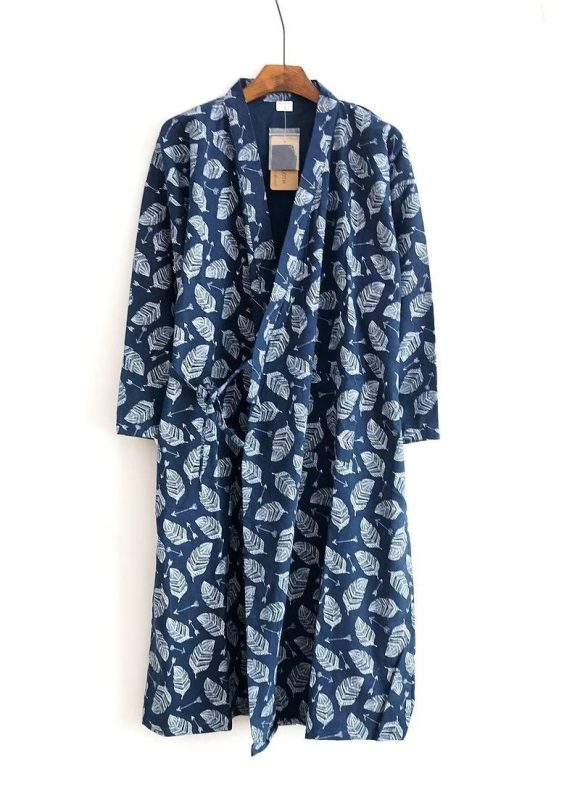 Men's Fashion Home Wear Cotton Nightgown - Image 6