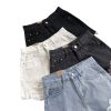 Denim Shorts Women's High Waist Loose Hole Wide Leg - Image 9