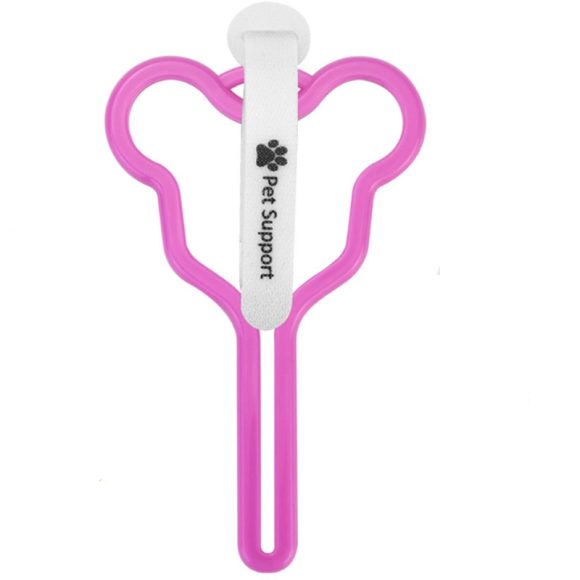 Pet Poop Bag Holder Hands-free Fixed Clip Dog Walking Cleaning Supplies Pet Cat Dog Poop Bag Dispenser Velcro Color Random - Image 4