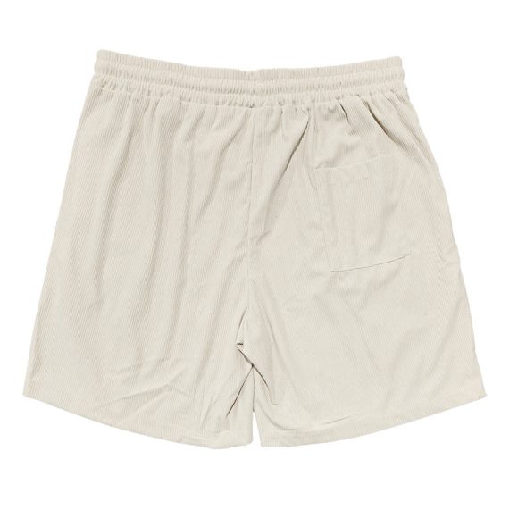 Men's Cargo Shorts Summer Vintage Corduroy Drawstring Pants With Pockets - Image 6