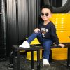 Crinkled Stretch Slim Fit Kids Trousers - Image 7