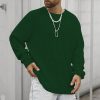 Long Sleeve Crew Neck Casual Men's Loose - Image 5