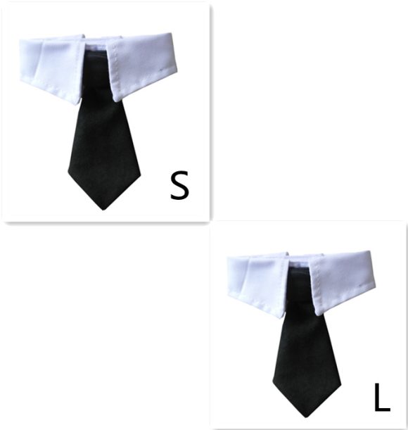 Pet bow tie tie child baby tie cartoon print small tie spot wholesale dog tie - Image 2