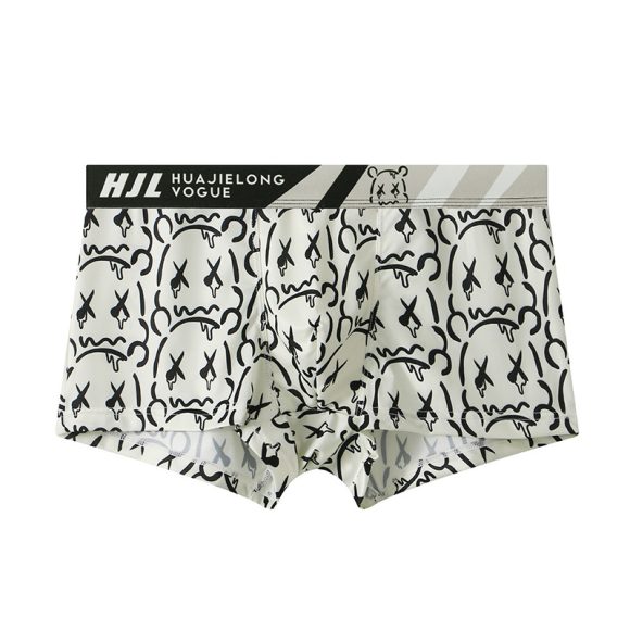 Men's Multi-color Printing Slim Fit Breathable Boxers - Image 5