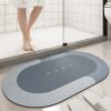 Cushion Bathroom Sliding Door Floor Foot Mat - Image 3