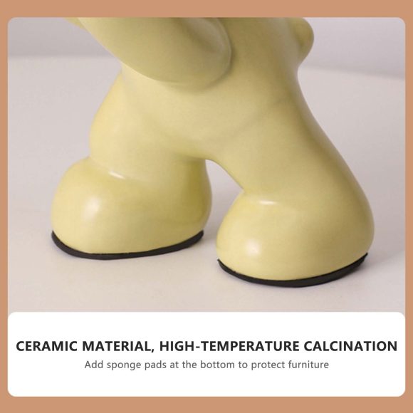 Decorative Ceramic Book Ends Creative Animal Figurine Book Ends Stands Suitable For Hold Cds Dvds Magazines - Image 5