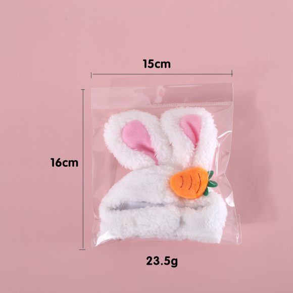 Plush Cartoon Cat Dog Rabbit Ears Cute Easter Decoration Hat Head Cover Pets Products - Image 5