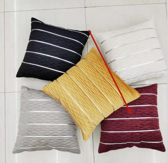 Simple Luxury Striped Velvet Pillow Cover Pillow Cushion Cover Pillow Case Covers for Sofa Flannel Velvet Sofa Cushion Cover - Image 5