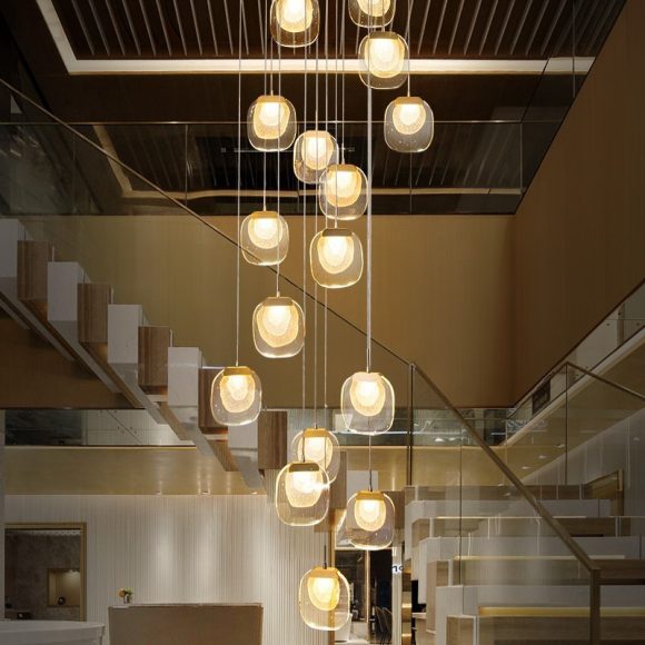 Restaurant Bar Art Crystal Glass Lamp - Image 6