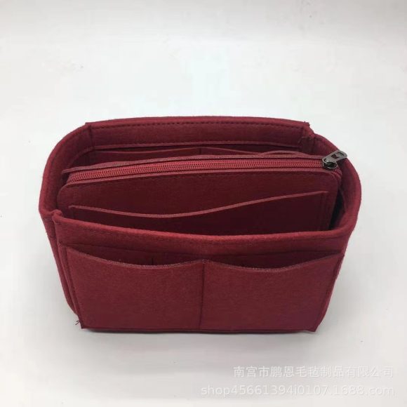 Multifunctional Felt Storage Bag Felt Bag Middle Bag Large Capacity Ladies Toiletry Bag - Image 3