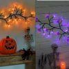Halloween LED Willow Vine String Light Cool Cartoon Bat Pumpkin Decoration For Indoor Outdoor Party House Decor - Image 8