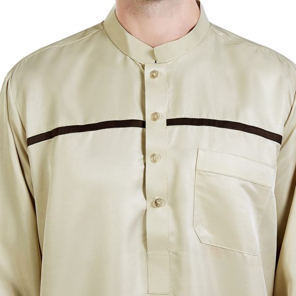 Foreign Trade Muslim Arab Middle East Men's Robe - Image 8