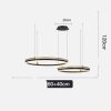 Chandelier Living Room Brushed Aluminum Bedroom Study - Image 4