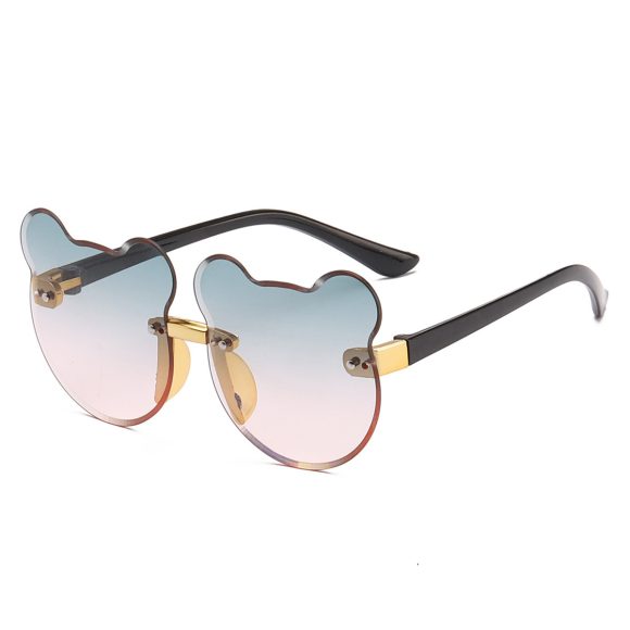 Cat Ear Kids Sunglasses Frameless Shape - Image 3