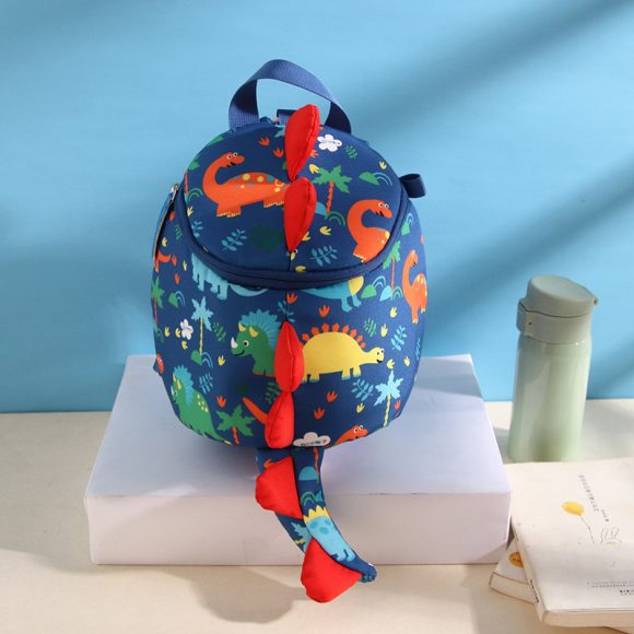 Children's Anti-lost Cartoon Dinosaur School Bag Kindergarten Backpack - Image 6
