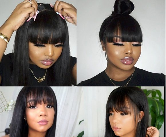 Wig Real Human Hair Straightening Mechanism Headgear - Image 5