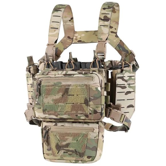 Chest Rig Tactical Chest Rig Molle Modular Micro Fight Chest Rigs With Magazine Pouch For Outdoor Hunting Aisoft - Image 7