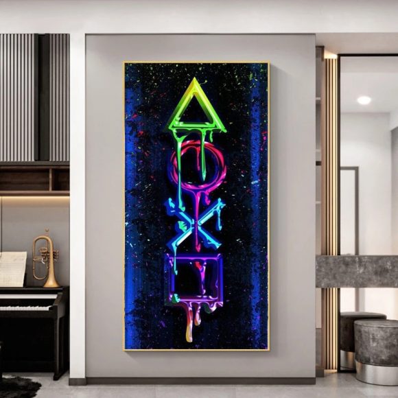 Gamer Room Canvas Painting Arena Game Poster - Image 4