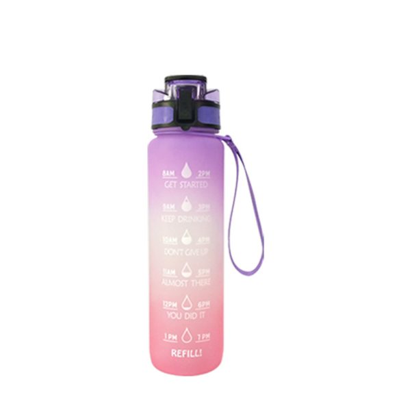 Transparent Flask Water Bottle 1000ml Bottled Kawaii Bottle Bpa Free Infuser Plastic Milk Sports Clear Water Bottle Kawaii Cup - Image 10