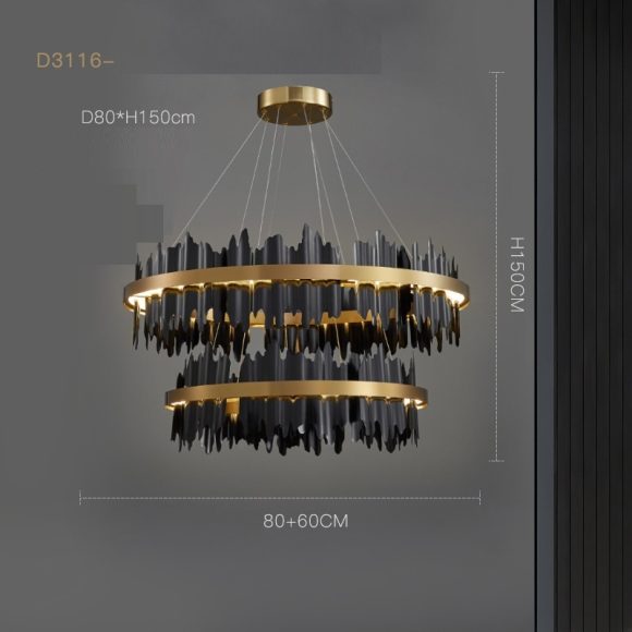 Postmodern Italian Minimalist Luxury Living Room Dining Room Chandelier - Image 5