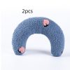 U-shaped Cat Toy Pillow To Protect Cervical Vertebra Pet Sleeping Pillow Soft Sounding Deep Sleep - Image 2