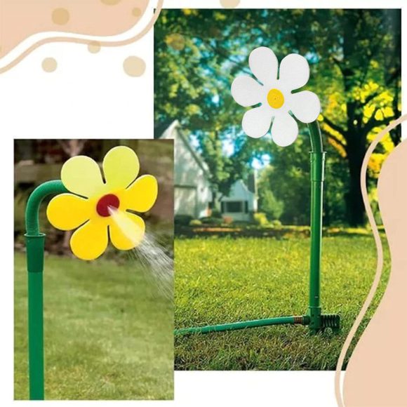 Garden Sprinkler Plastic Sprinkler Sunflower Sprinkler Garden Work Tool Adjustable Sprinklers And Garden Hoses - Image 6