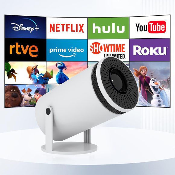 Home HD Projector Bluetooth Portable Mini 4K Mini Phone Y5S Home Theater Projector - Image 2