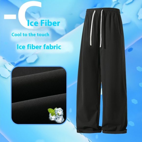 Men's Straight Casual Thin Sweatpants - Image 3