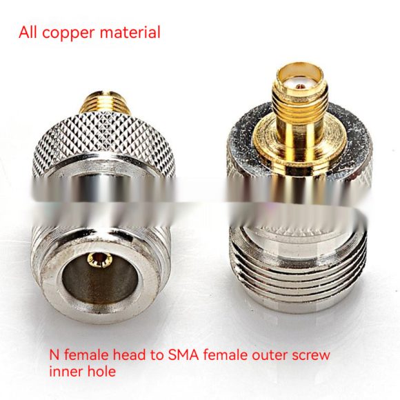 Pure Copper RF Converter Adapter N Female Connector To SMA Female Interface Female Connector - Image 2
