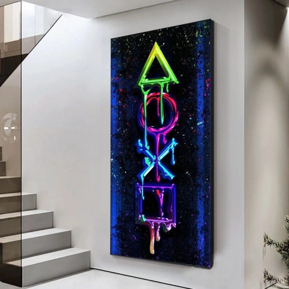 Gamer Room Canvas Painting Arena Game Poster - Image 5