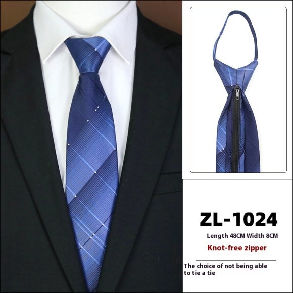Men's Formal Wear Business Zipper Tie-free - Image 5