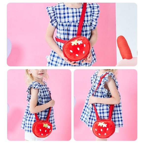 Cute Strawberry Fruit Cartoon Children's Crossbody Bag - Image 2